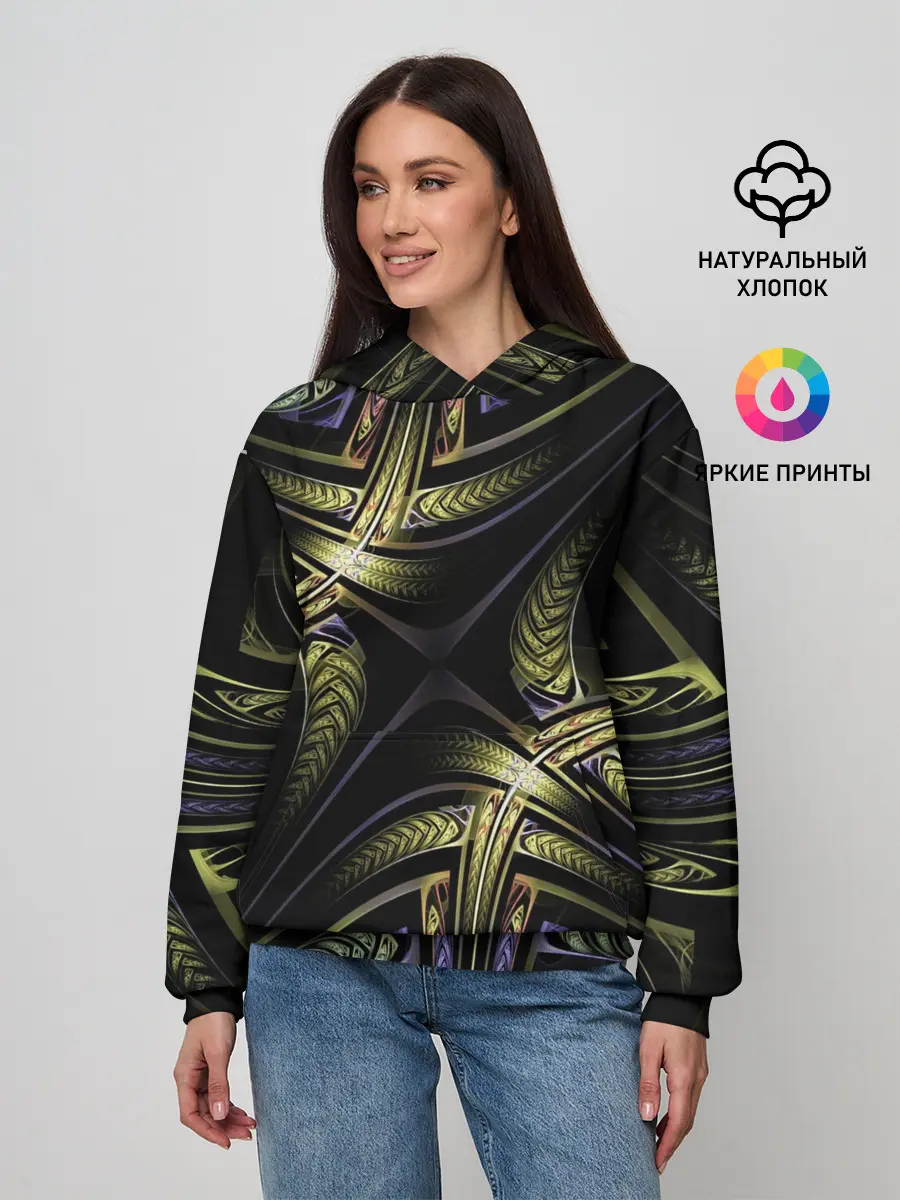Женское худи / Абстракция