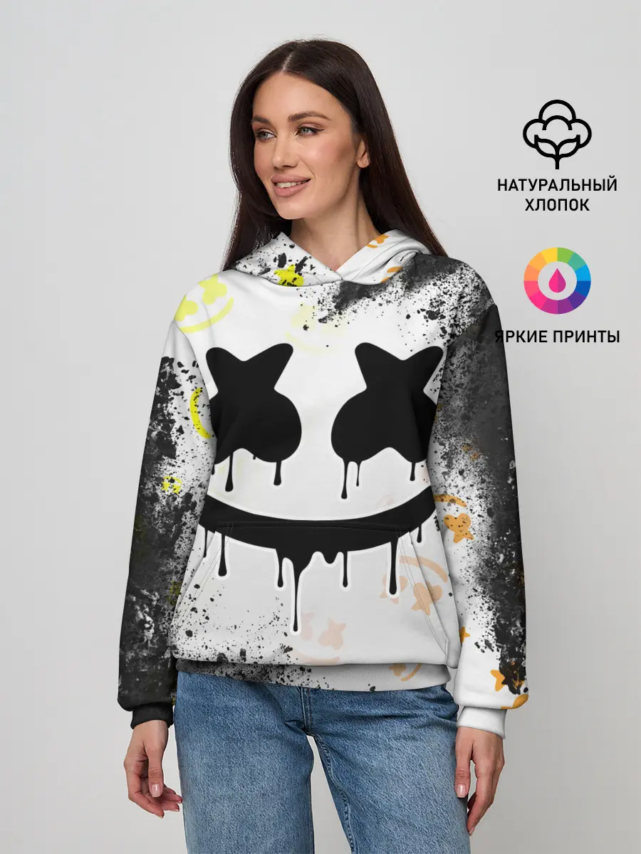 Женское худи / MARSHMELLO / МАРШМЕЛЛОУ