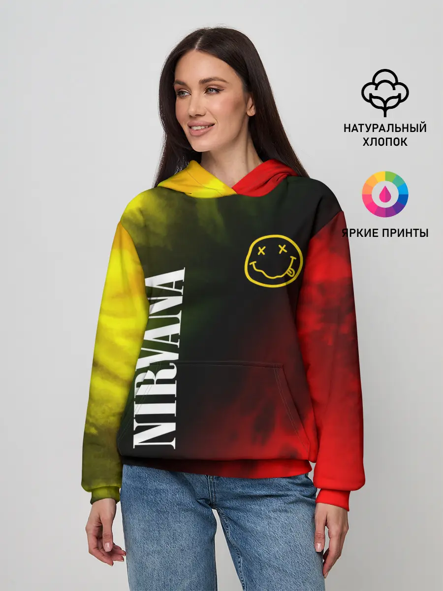 Женское худи / NIRVANA / НИРВАНА