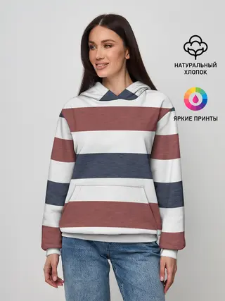Женское худи / Полоски