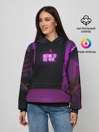 Женское худи / Неоновый стиль