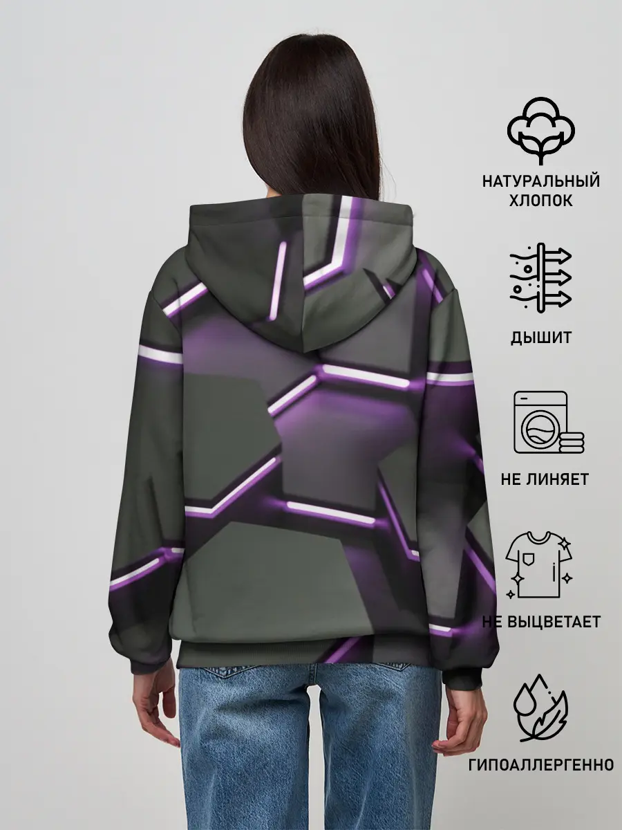 Женское худи / Neon light