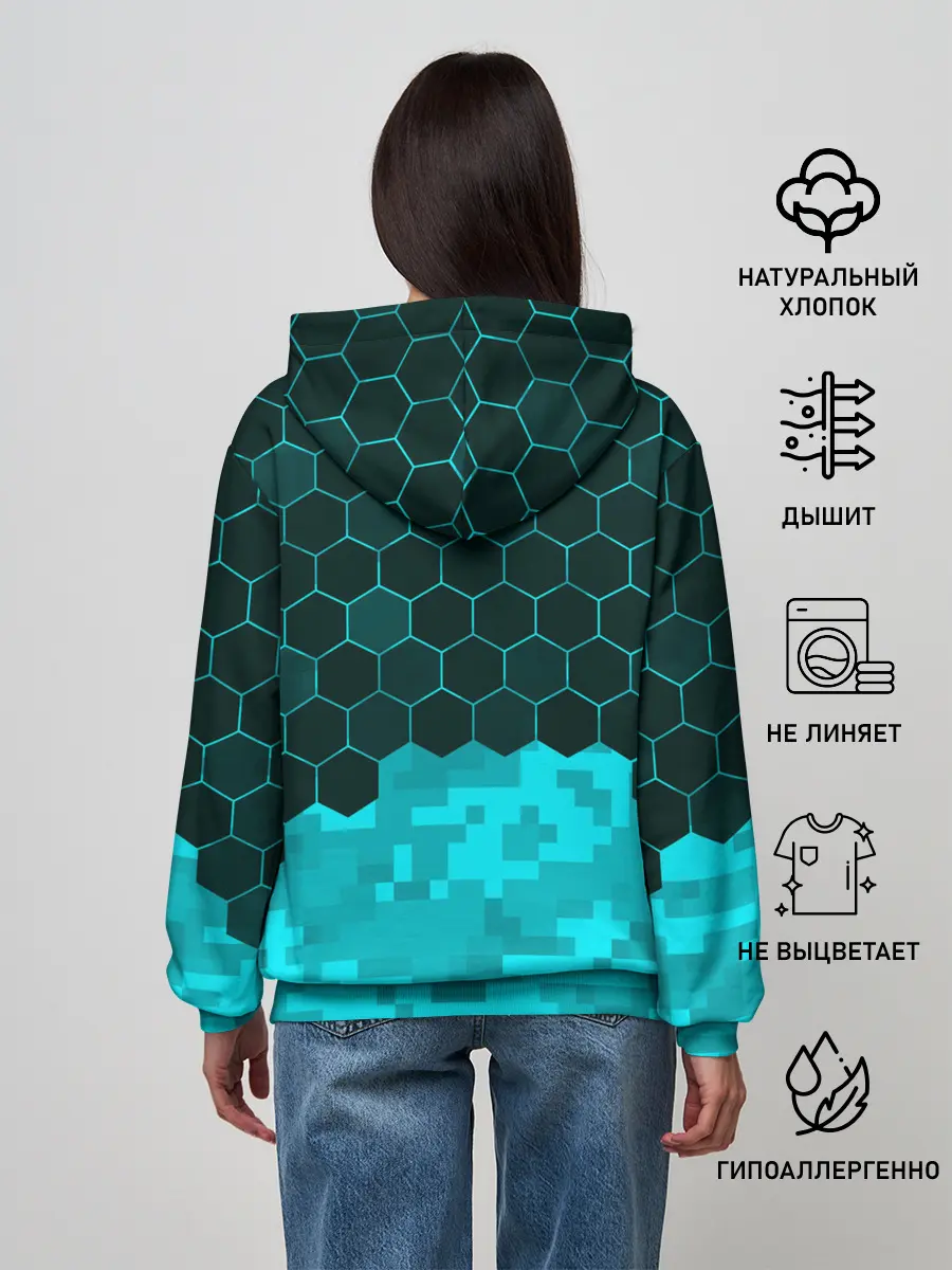 Женское худи / MINECRAFT / МАЙНКРАФТ