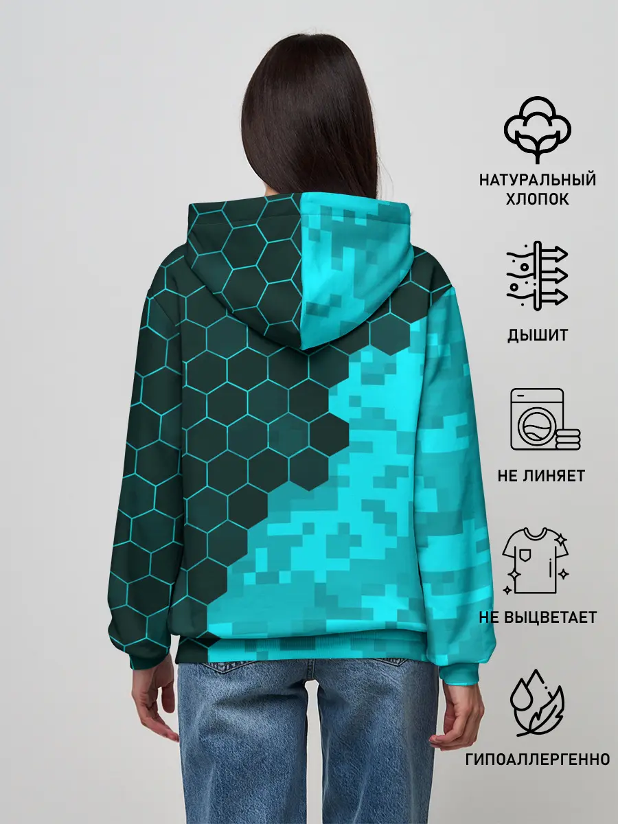 Женское худи / MINECRAFT / МАЙНКРАФТ