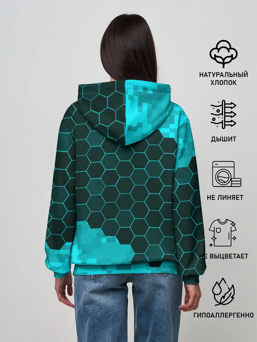 Женское худи / MINECRAFT / МАЙНКРАФТ