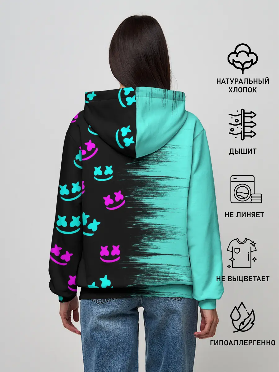 Женское худи / Marshmello