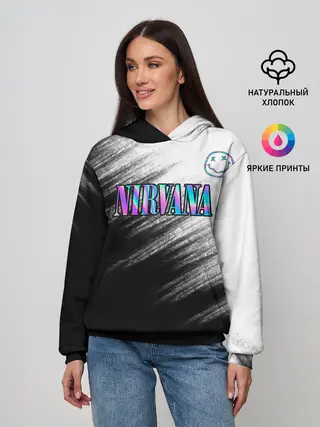 Женское худи / nirvana