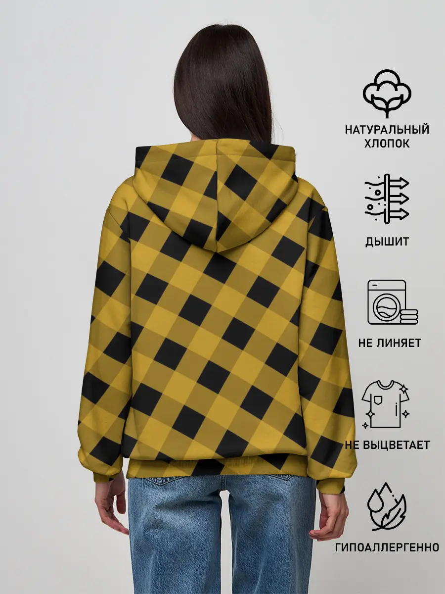 Женское худи / Шотландка