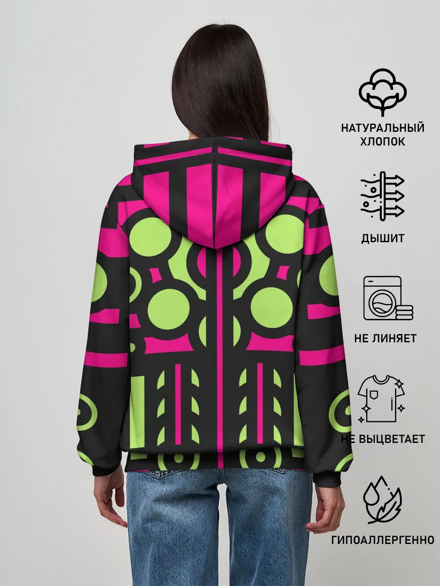 Женское худи / Киберпанк механизмы