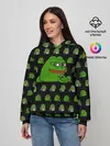 Женское худи / Frog Pepe