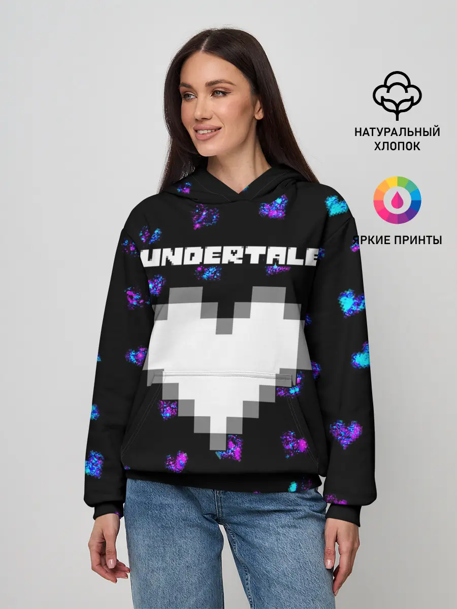 Женское худи / UNDERTALE / АНДЕРТЕЙЛ