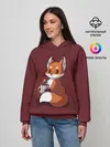 Женское худи / Кофе любят не только люди