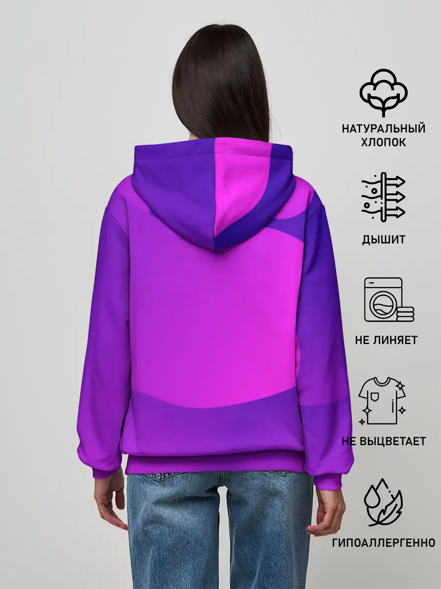 Женское худи / НЕОНОВАЯ ГЕОМЕТРИЯ