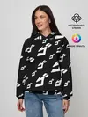 Женское худи / Паттерн ДжоДжо ЧБ