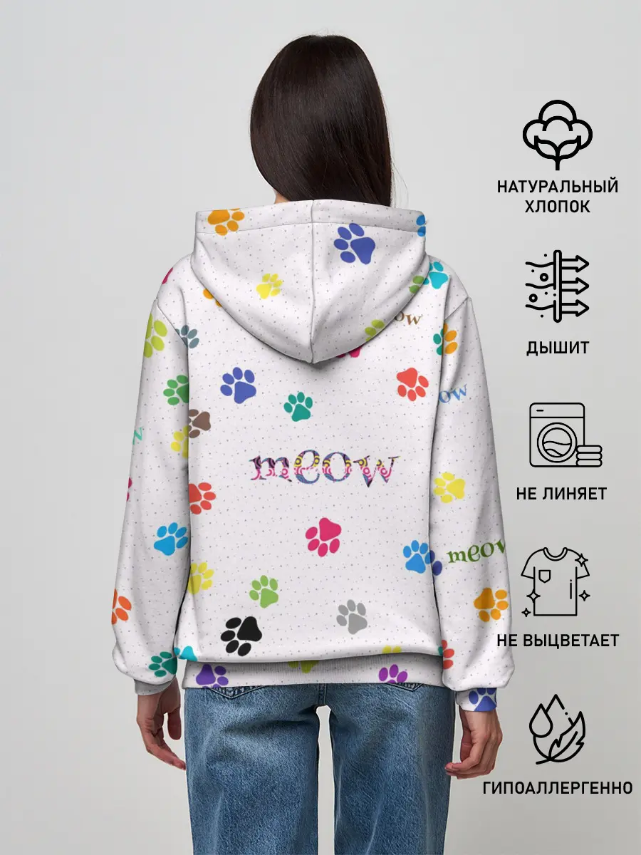 Женское худи / Meow