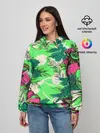 Женское худи / Цветы в неоне