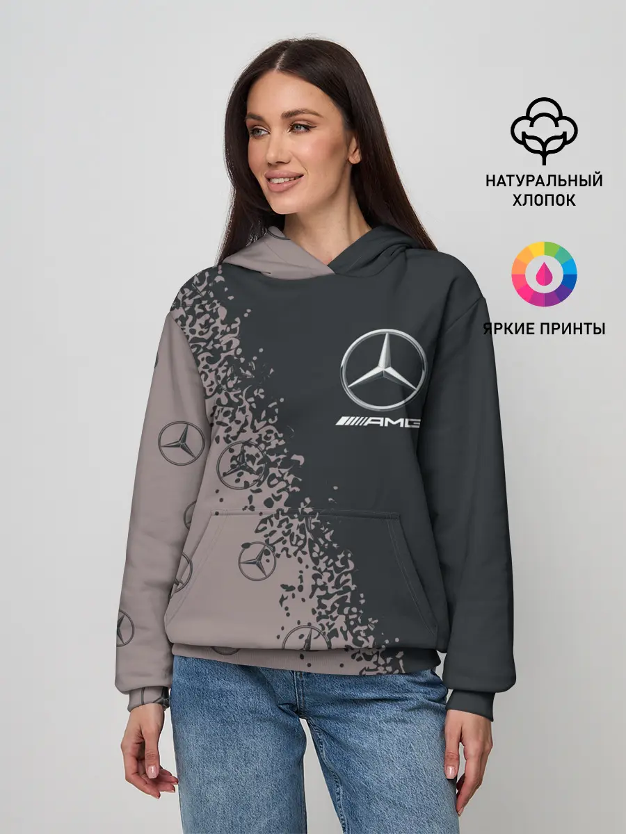 Женское худи / MERCEDES / МЕРСЕДЕС