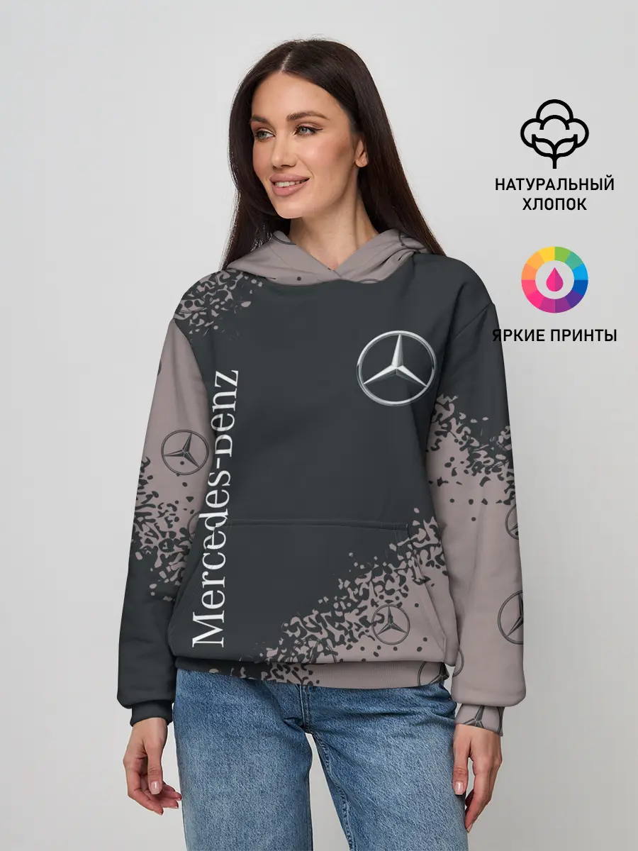 Женское худи / MERCEDES / МЕРСЕДЕС