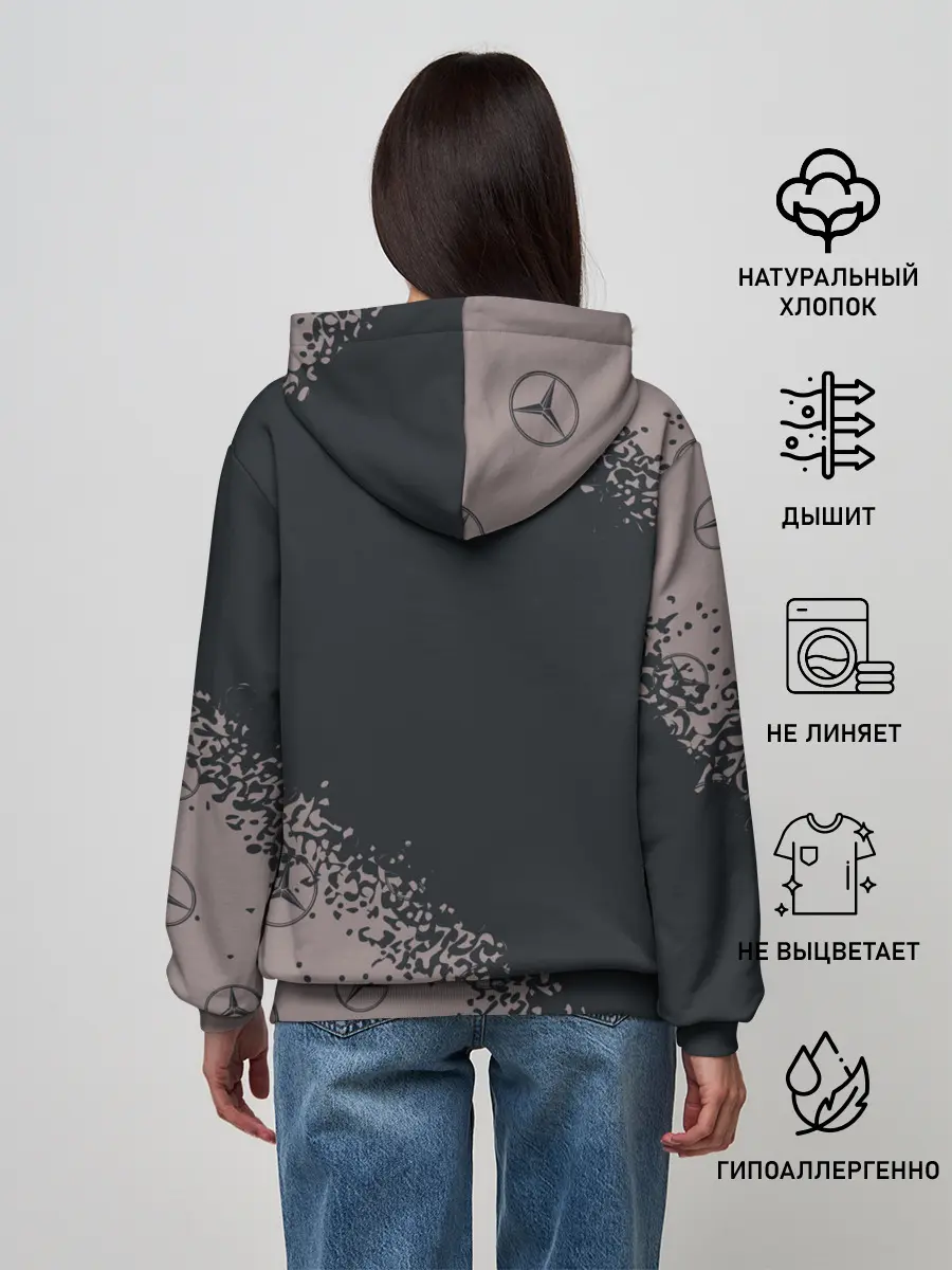 Женское худи / MERCEDES / МЕРСЕДЕС