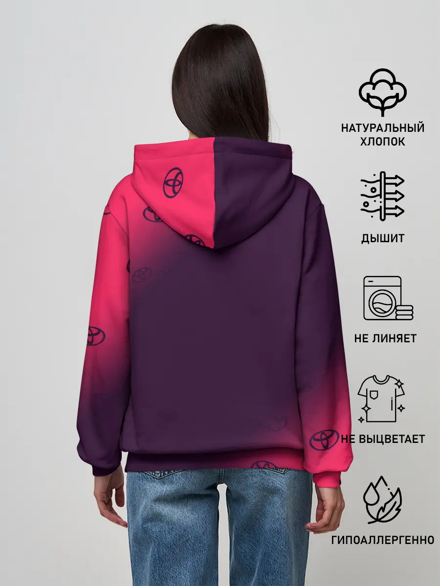 Женское худи / TOYOTA / ТОЙОТА