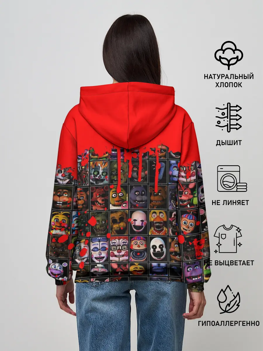 Женское худи / Five Nights At Freddys