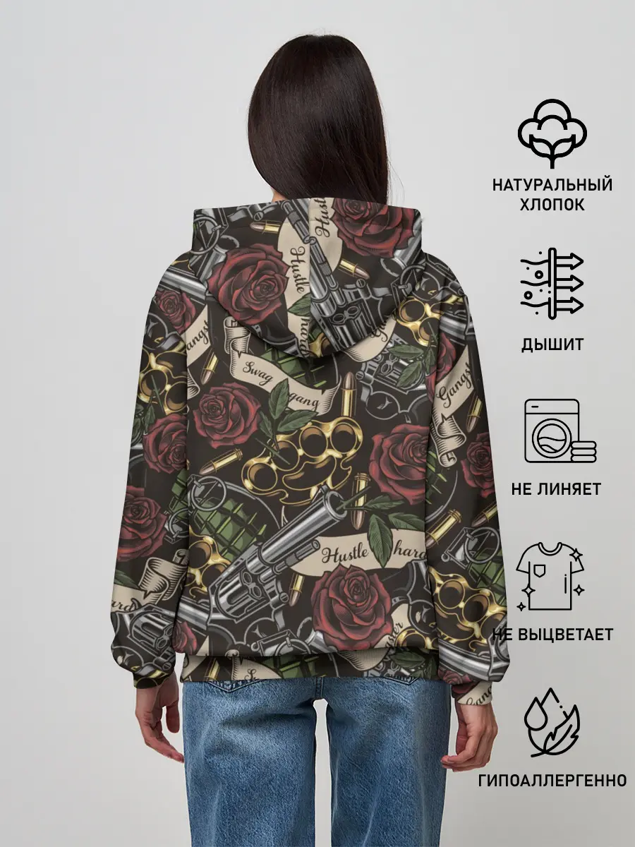 Женское худи / старая школа