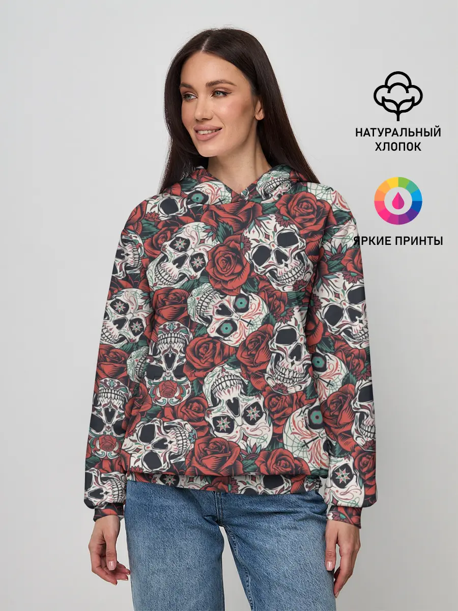 Женское худи / halloween casual