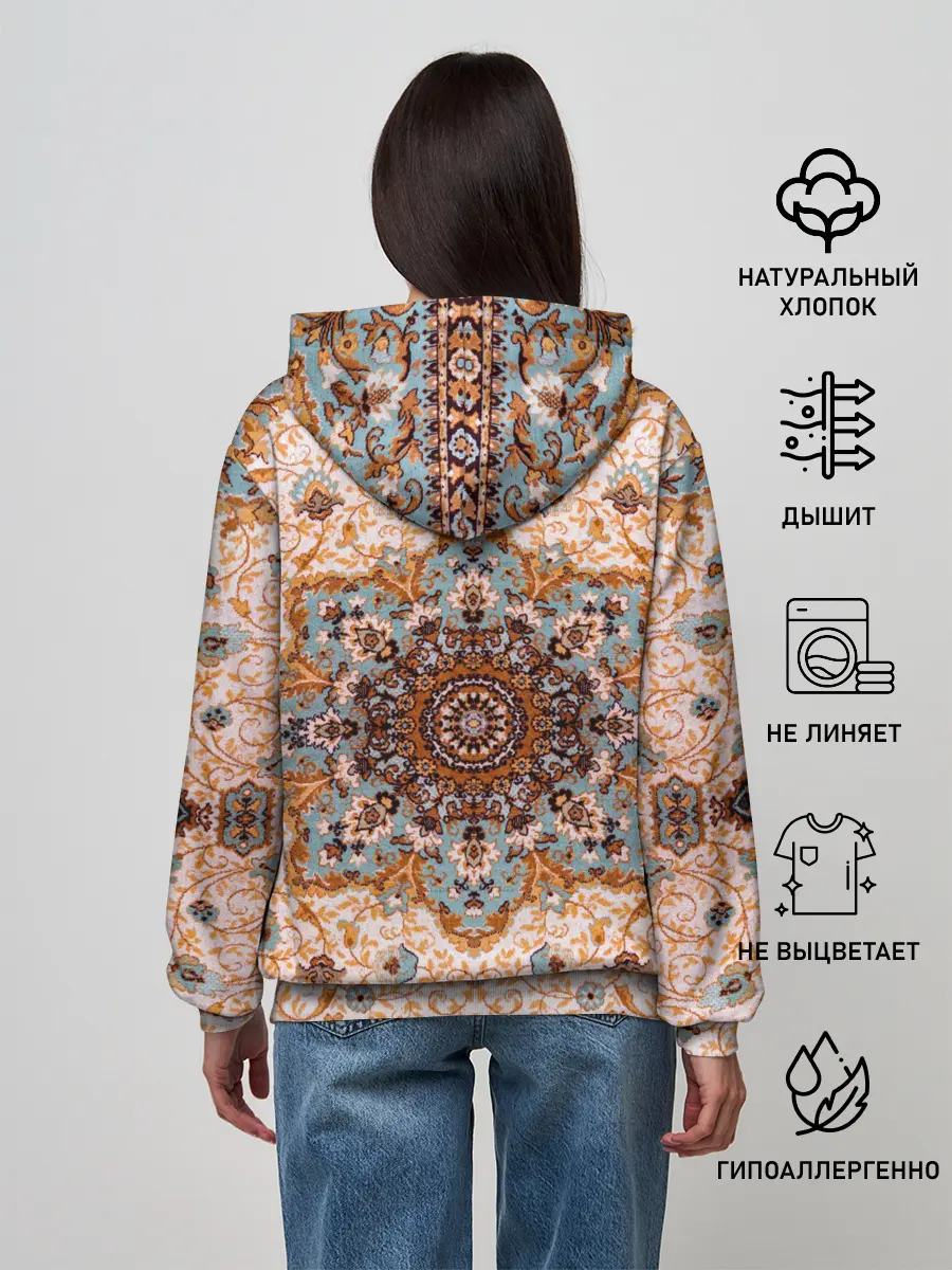 Женское худи / Старый ковер