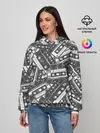 Женское худи / retro pattern