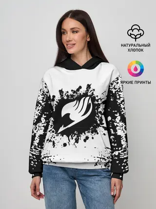 Женское худи / Хвост Феи монохромный