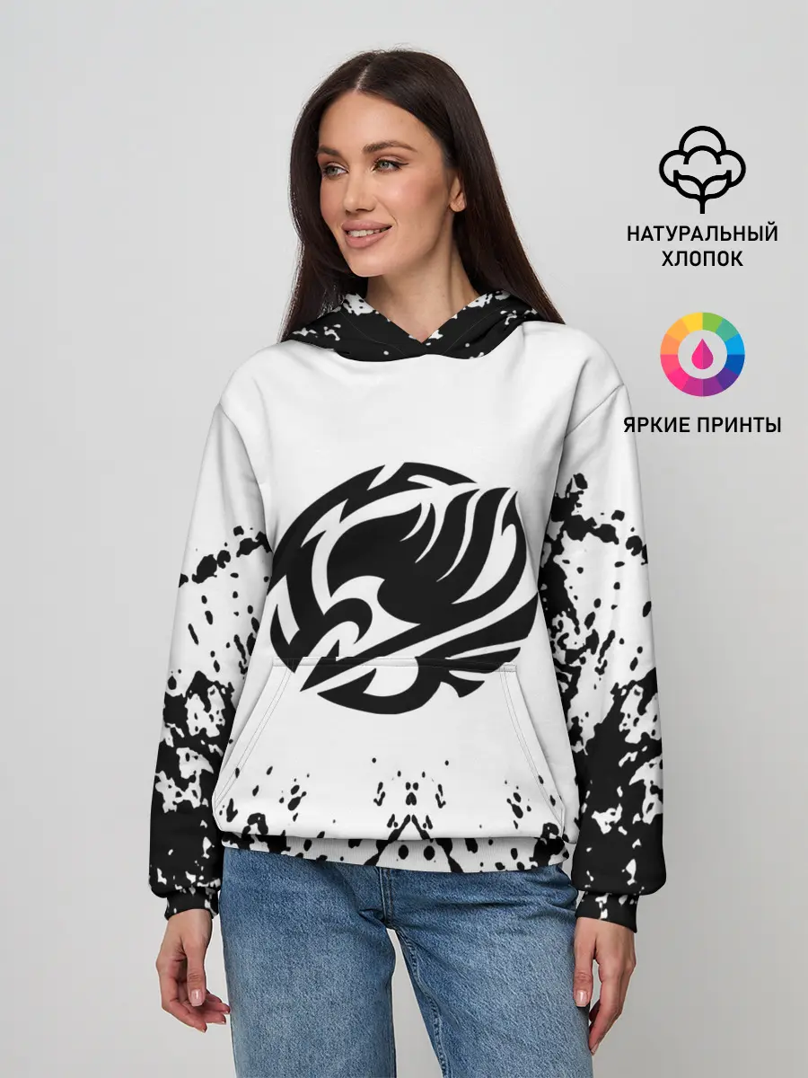 Женское худи / Хвост Феи на белом