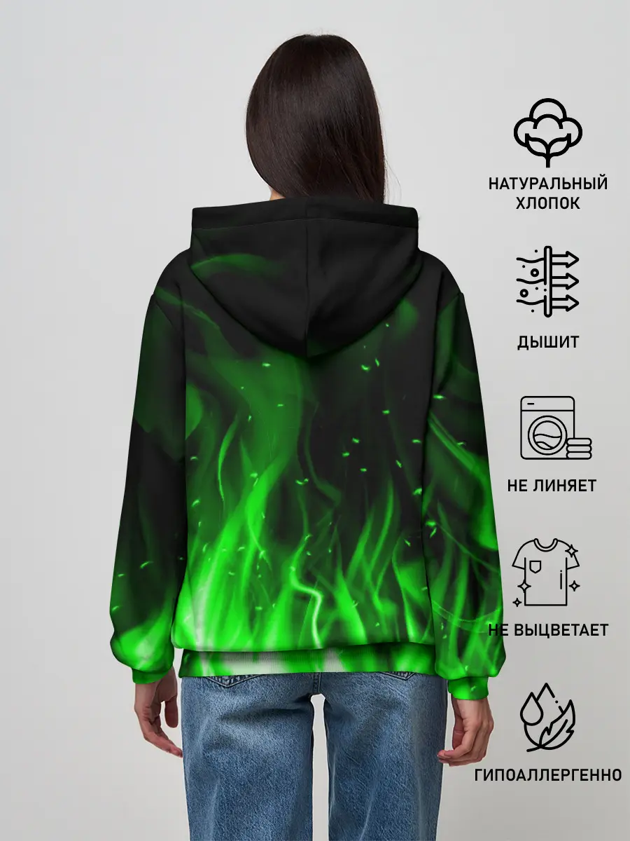 Женское худи / MINECRAFT CREEPER