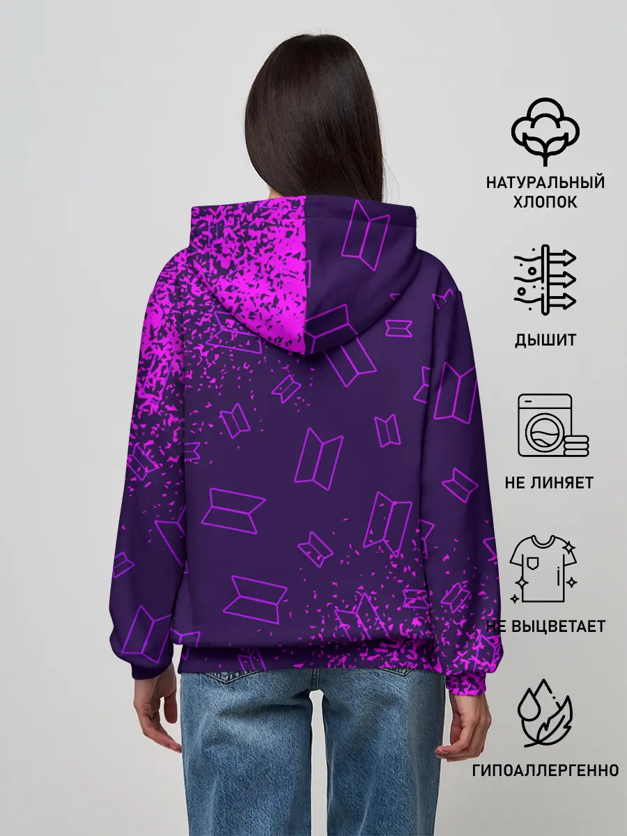 Женское худи / BTS / БТС