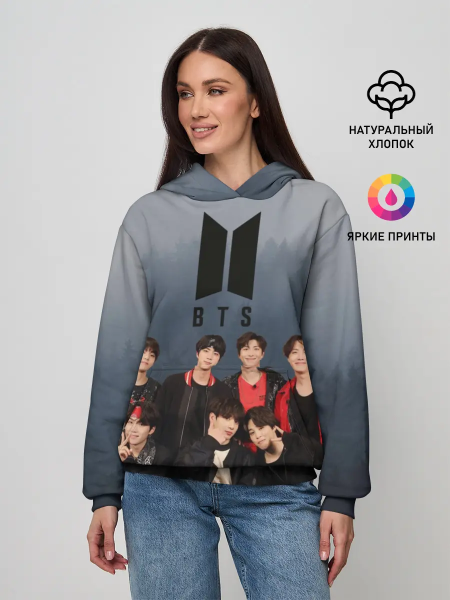 Женское худи / BTS Forest