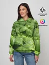 Женское худи / Неоновый базилик