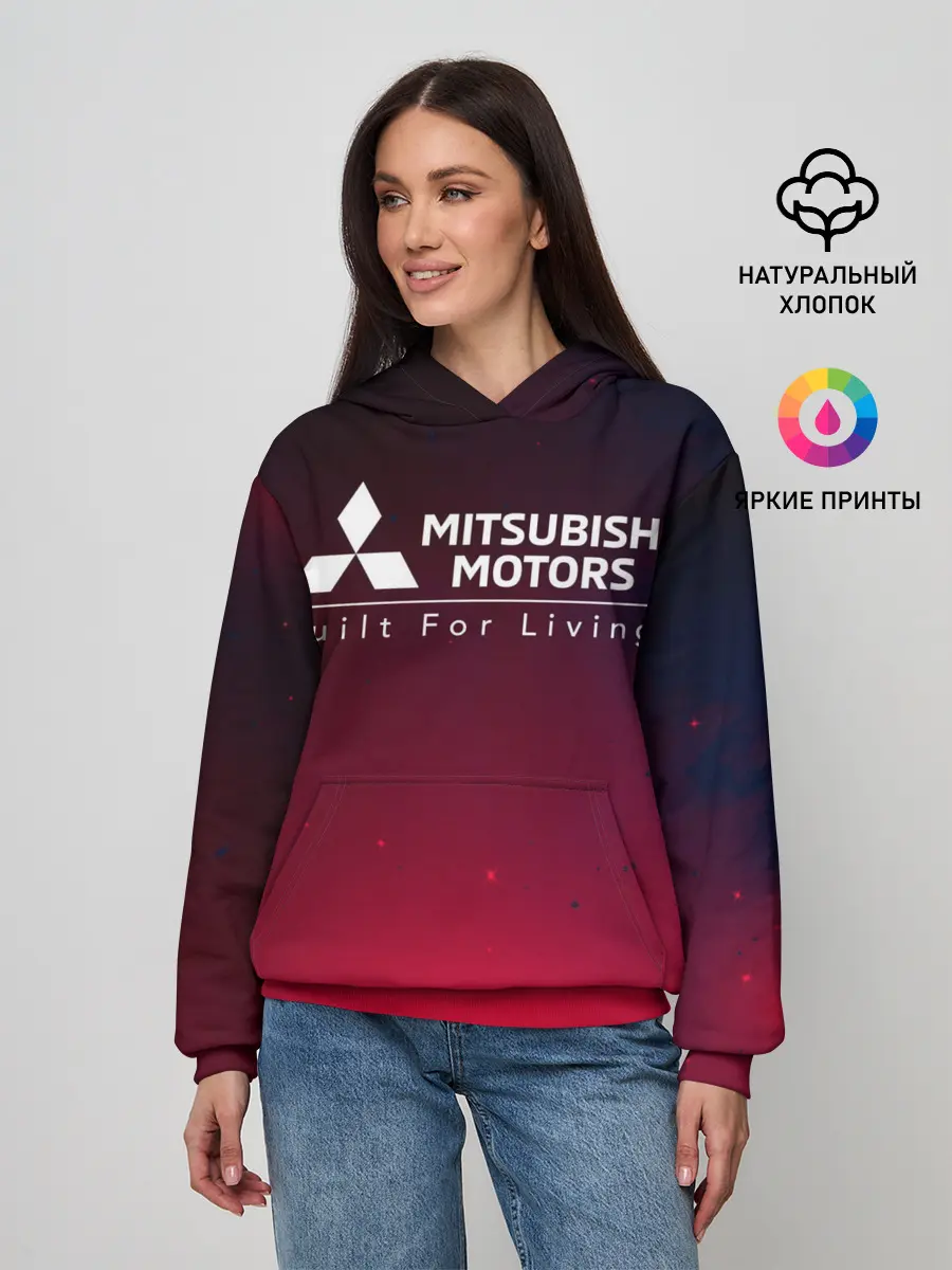 Женское худи / MITSUBISHI / МИТСУБИСИ