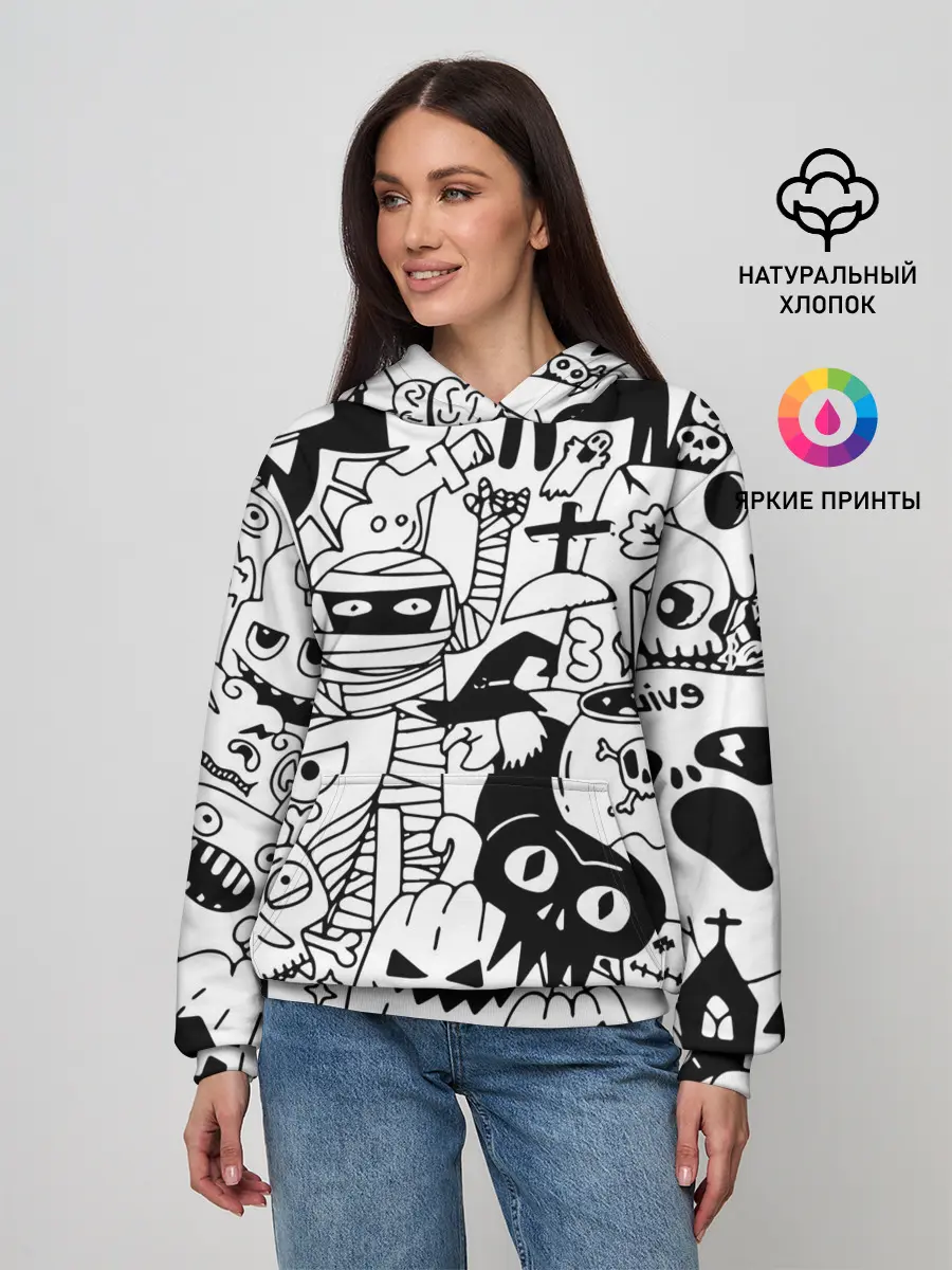 Женское худи / Halloween