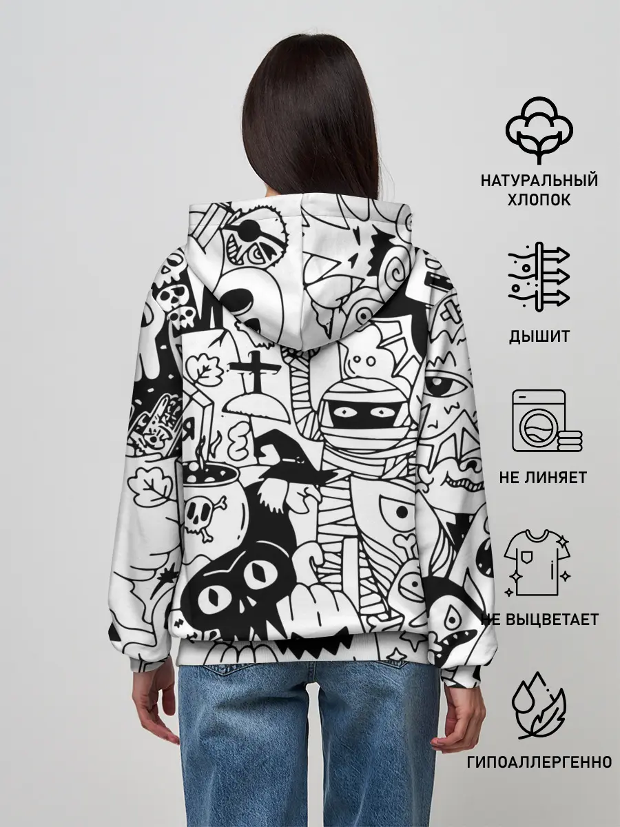 Женское худи / Halloween