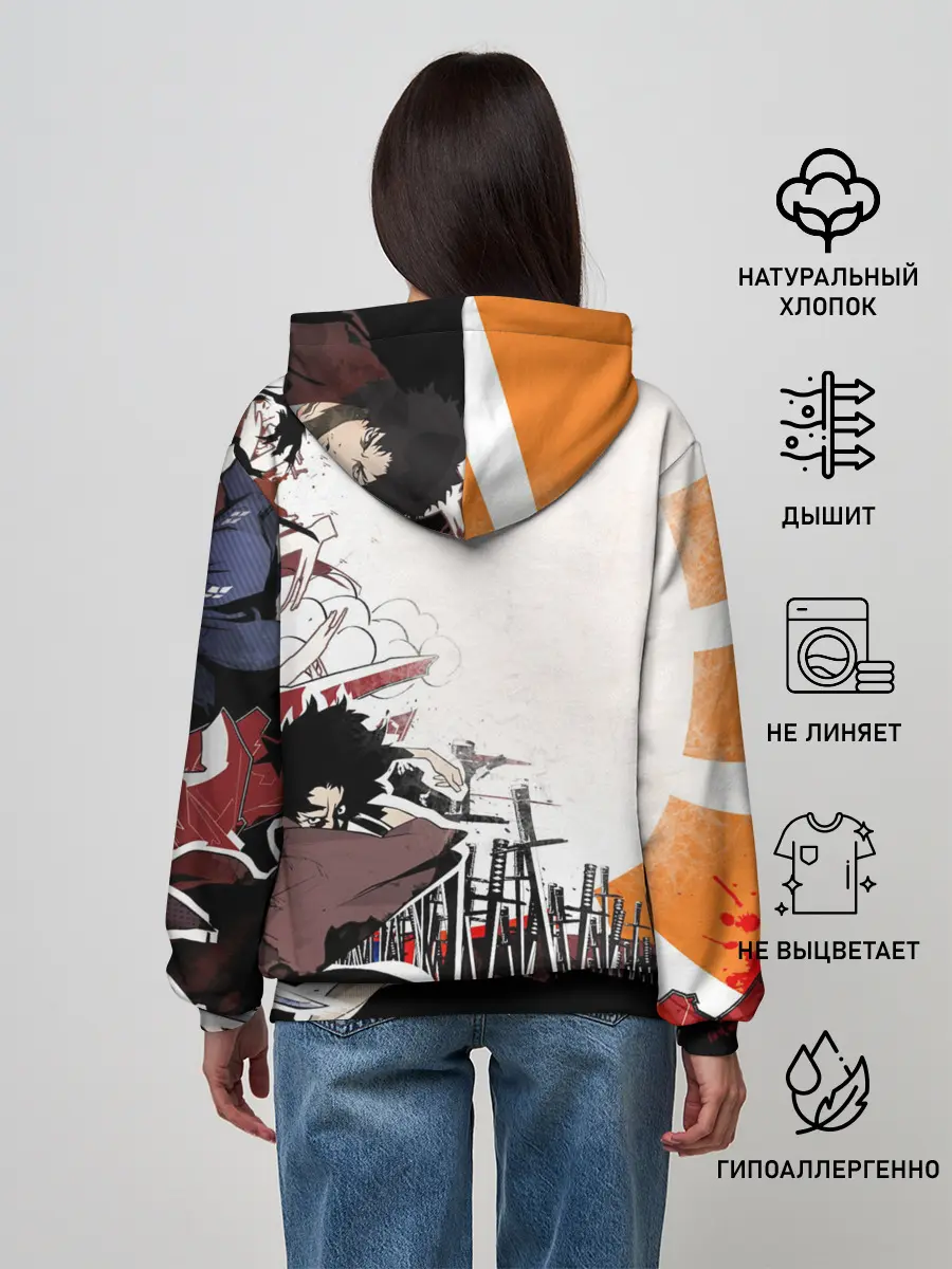 Женское худи / Афросамурай аниме