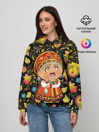 Женское худи / Русская красавица