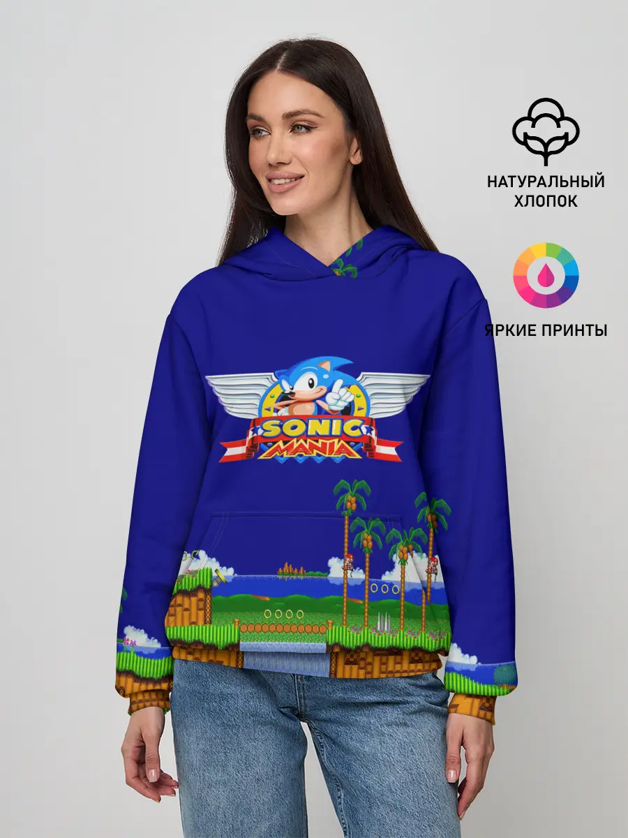 Женское худи / Sonic.