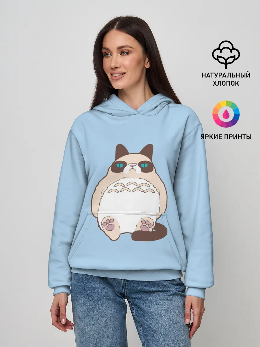Женское худи / Тоторный кот