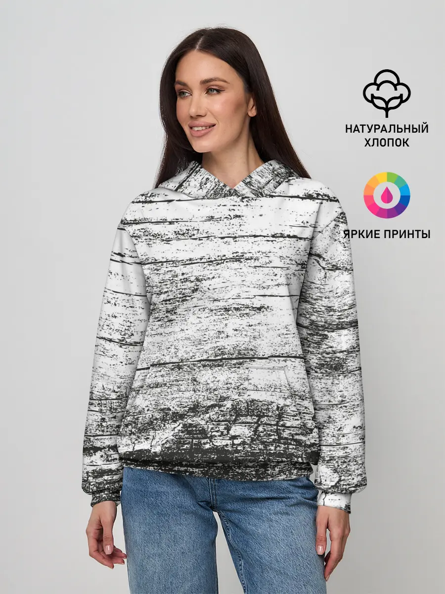 Женское худи / Деревянный