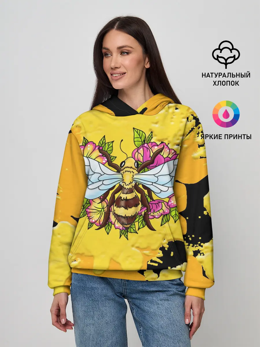 Женское худи / Пчела