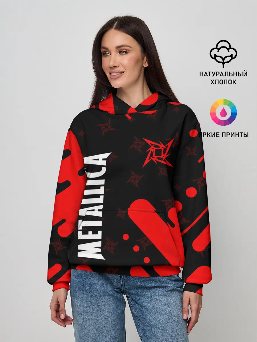 Женское худи / METALLICA / МЕТАЛЛИКА