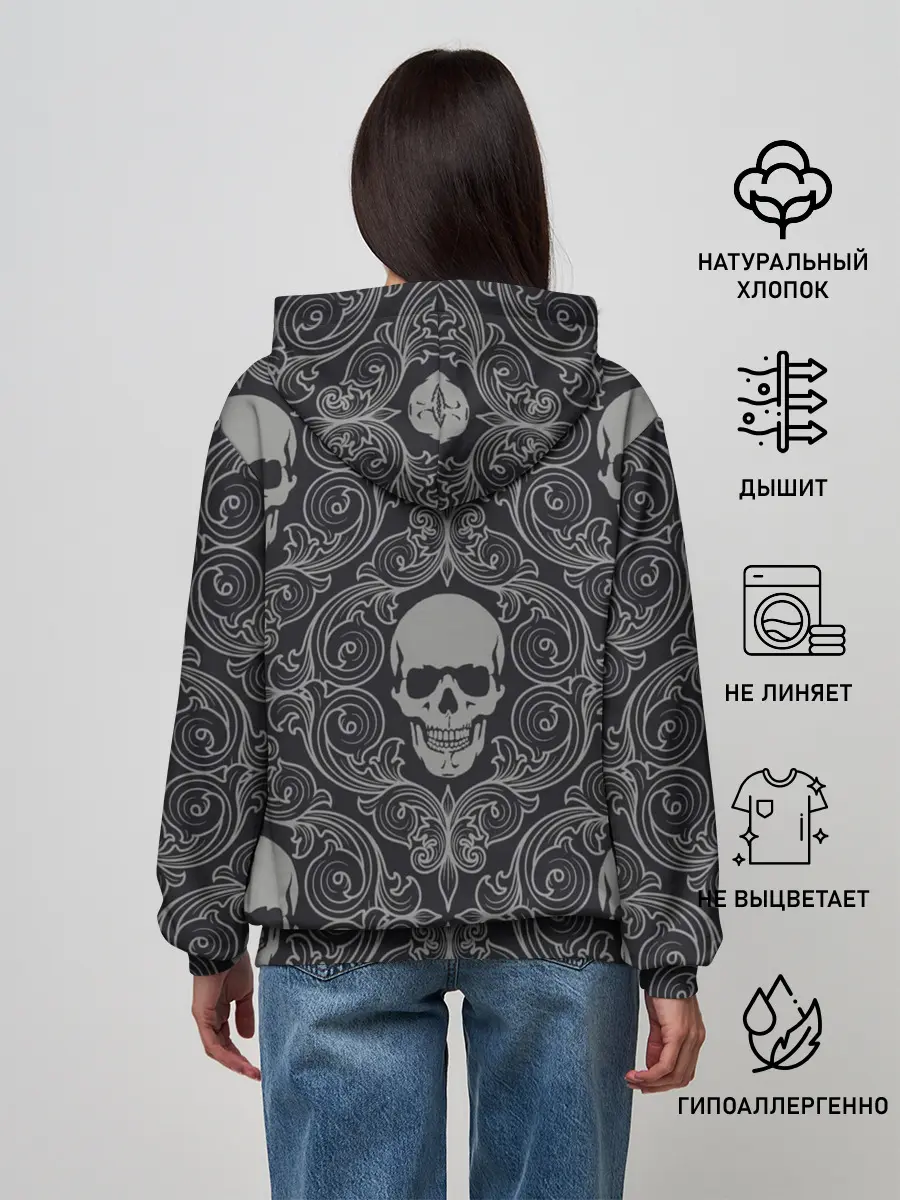 Женское худи / Skulls