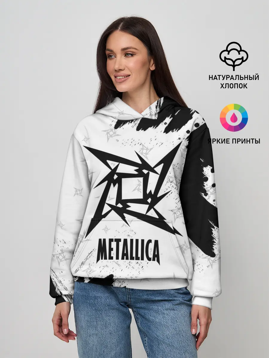 Женское худи / METALLICA / МЕТАЛЛИКА