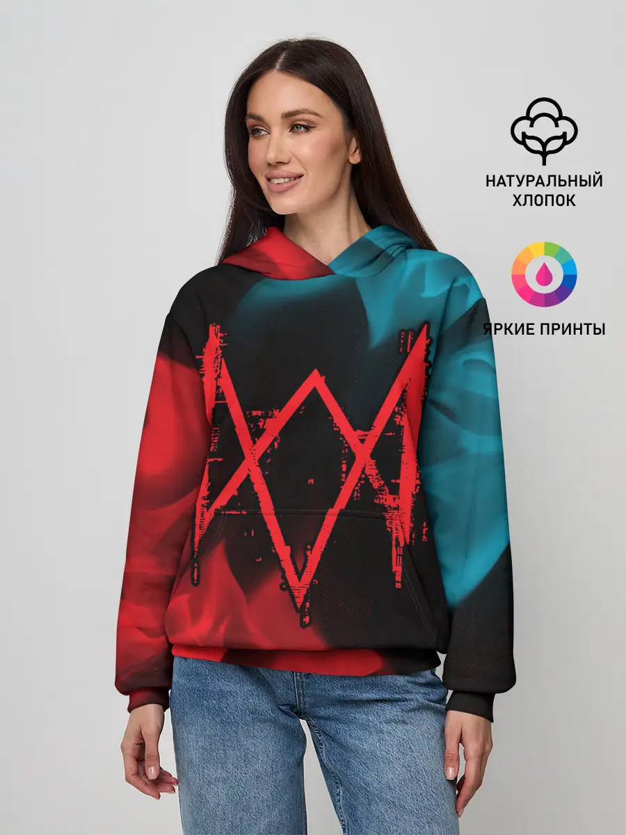 Женское худи / WATCH DOGS LEGION / ВОТЧ ДОГС