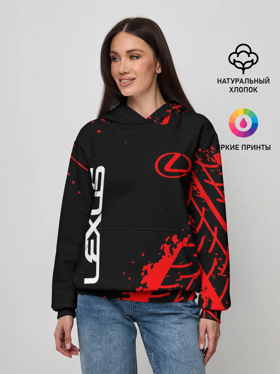 Женское худи / LEXUS / ЛЕКСУС