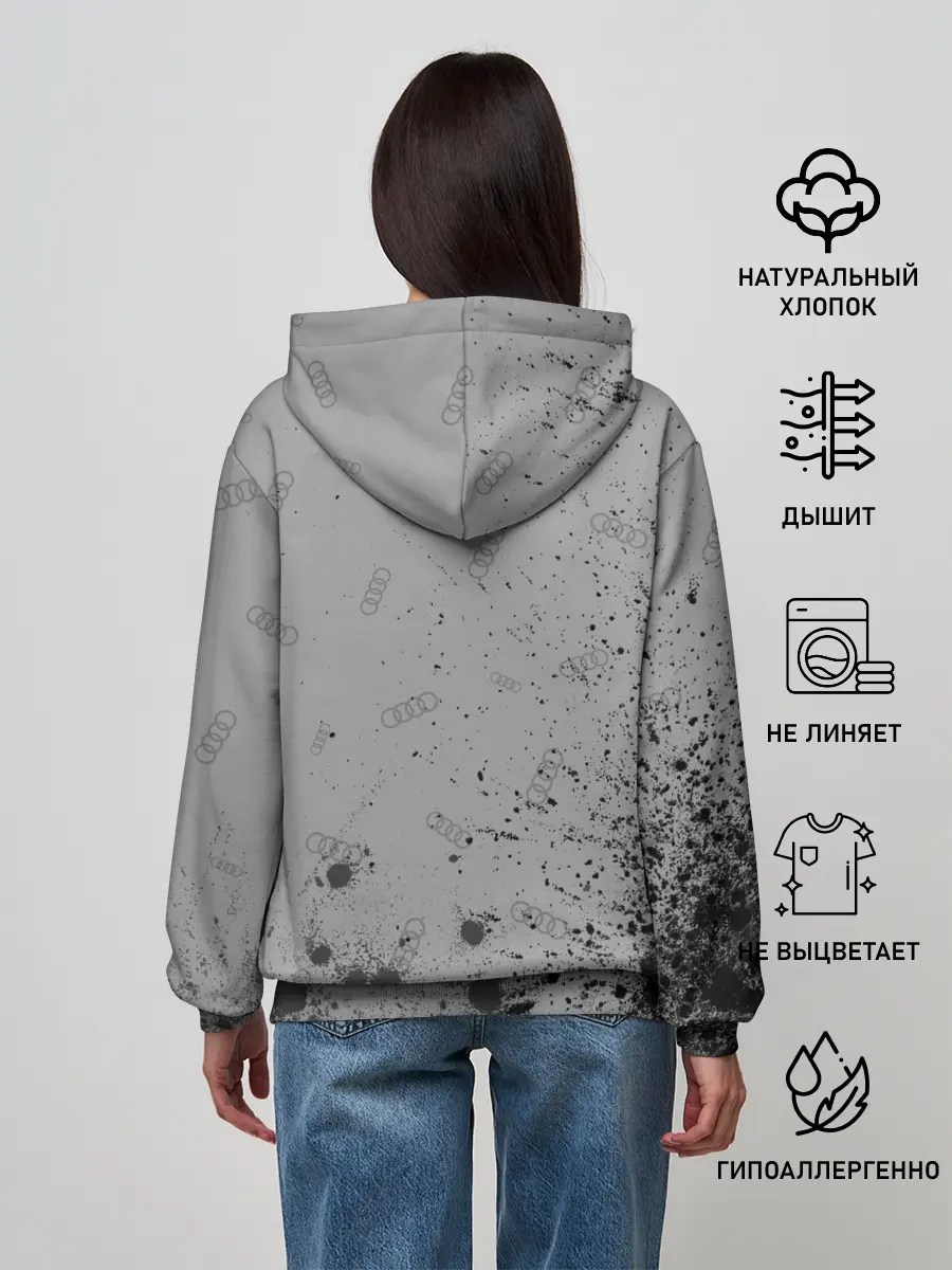 Женское худи / AUDI / АУДИ